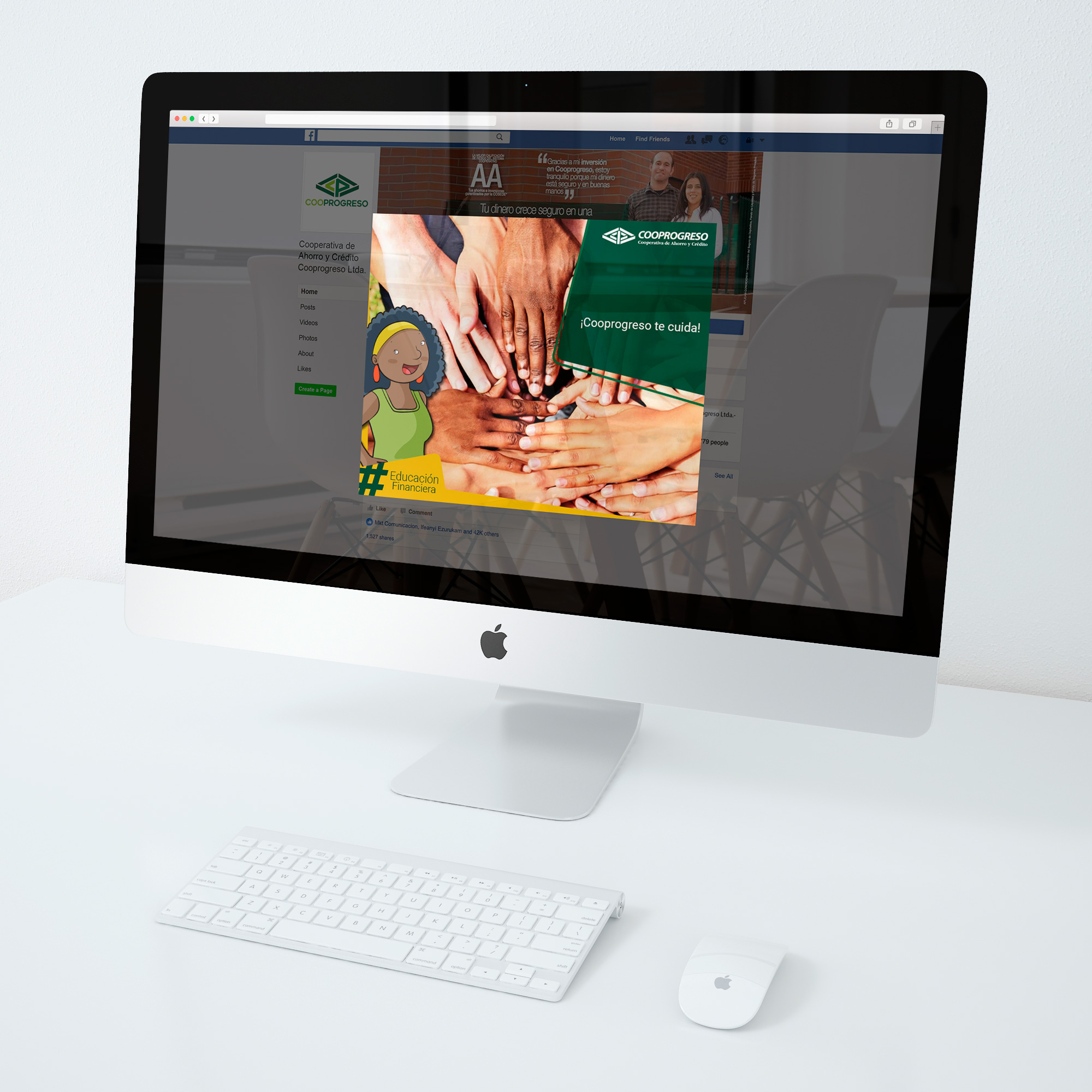 mock post social media